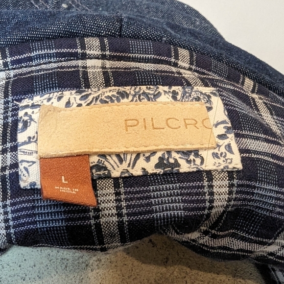 Anthropologie Pilcro Quilted Denim Kimono Jacket, Size L   oversized  Sz… - Picture 14 of 16